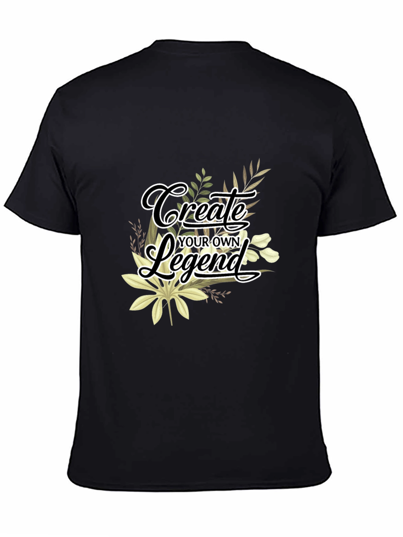 Create Your Own Legend Graphic Tee - Black