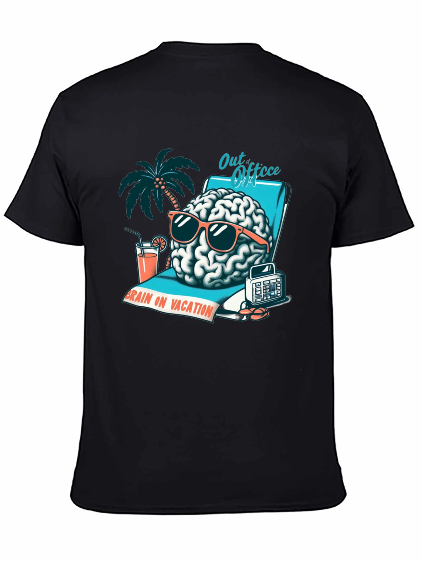 Brain on Vacation Graphic T-Shirt