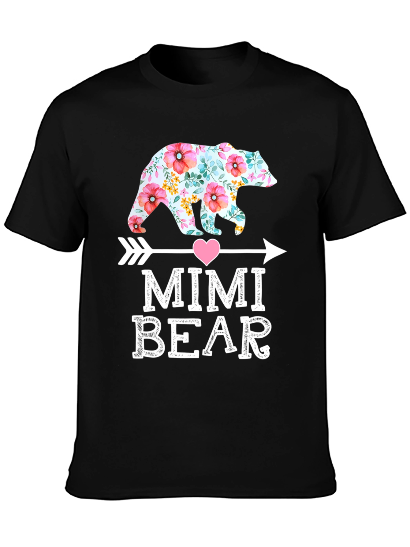 Mimi Bear Floral Design Tee