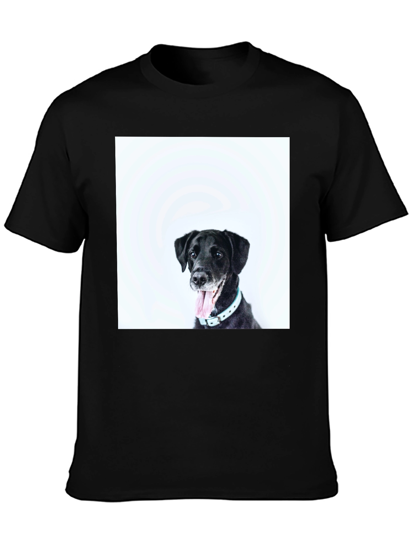 Black Dog Graphic T-Shirt - Unisex Casual Wear