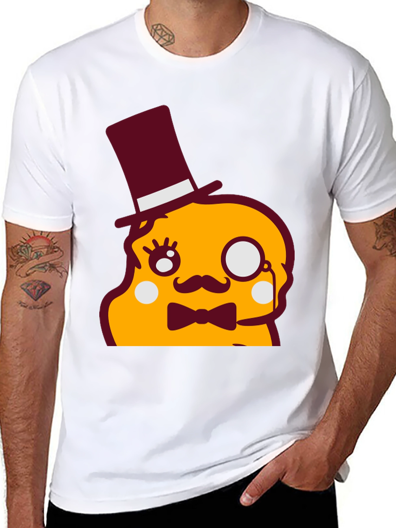 Dapper Potato Graphic Tee - Fun Novelty T-Shirt