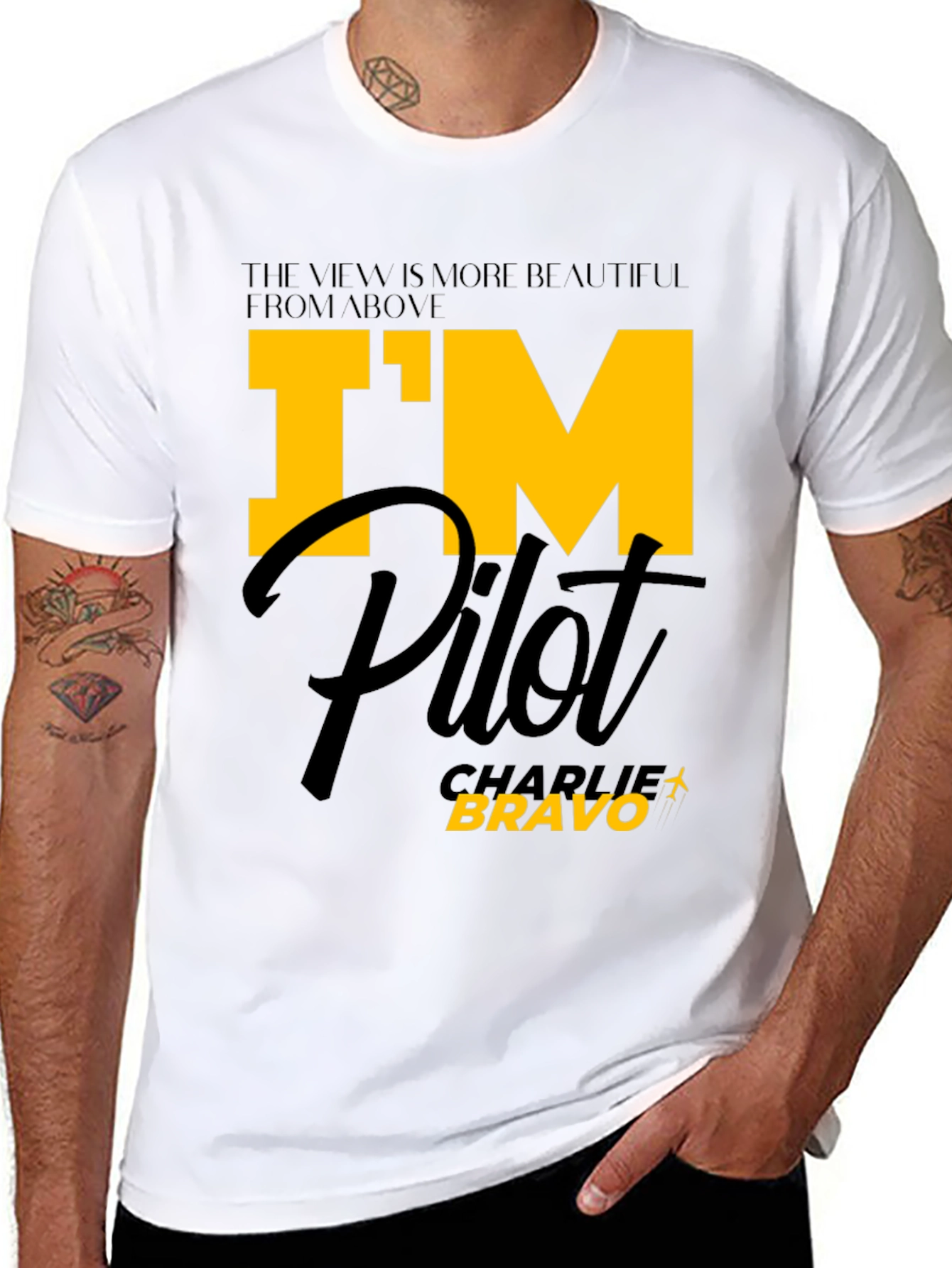 Im Pilot - Charlie Bravo Graphic T-Shirt