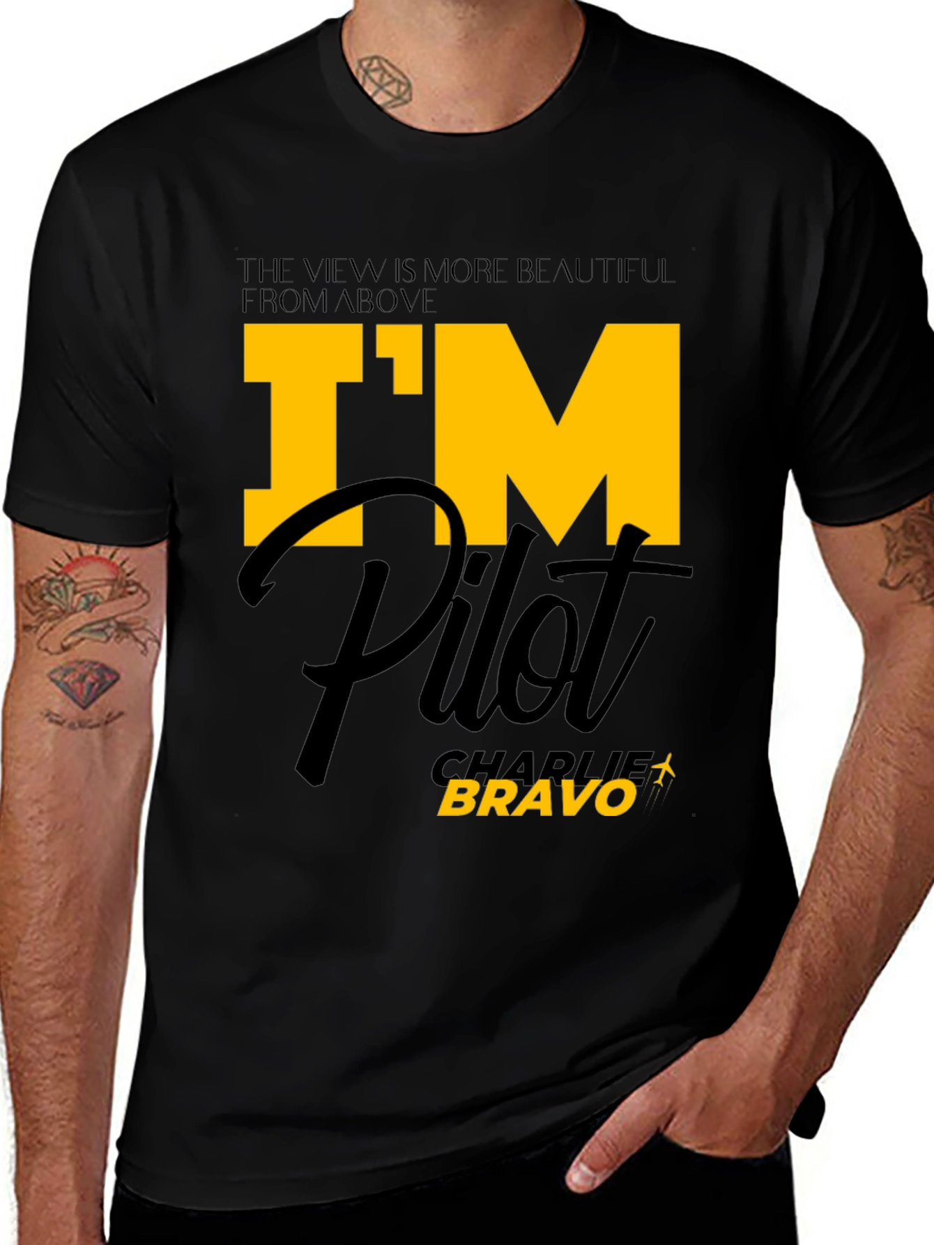 Im Pilot - Charlie Bravo Graphic T-Shirt