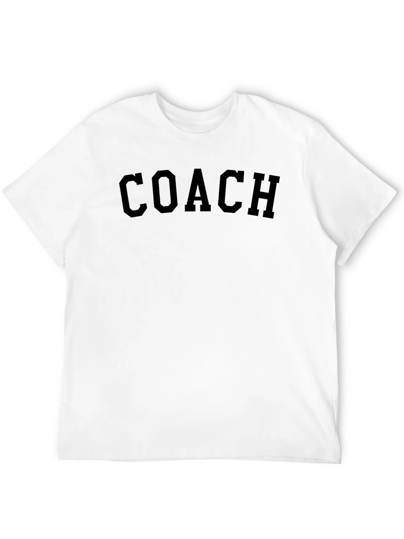 Mens Coach Graphic T-Shirt - Black