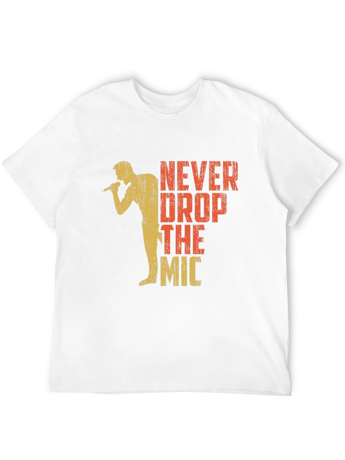 Never Drop The Mic Graphic Tee - Black