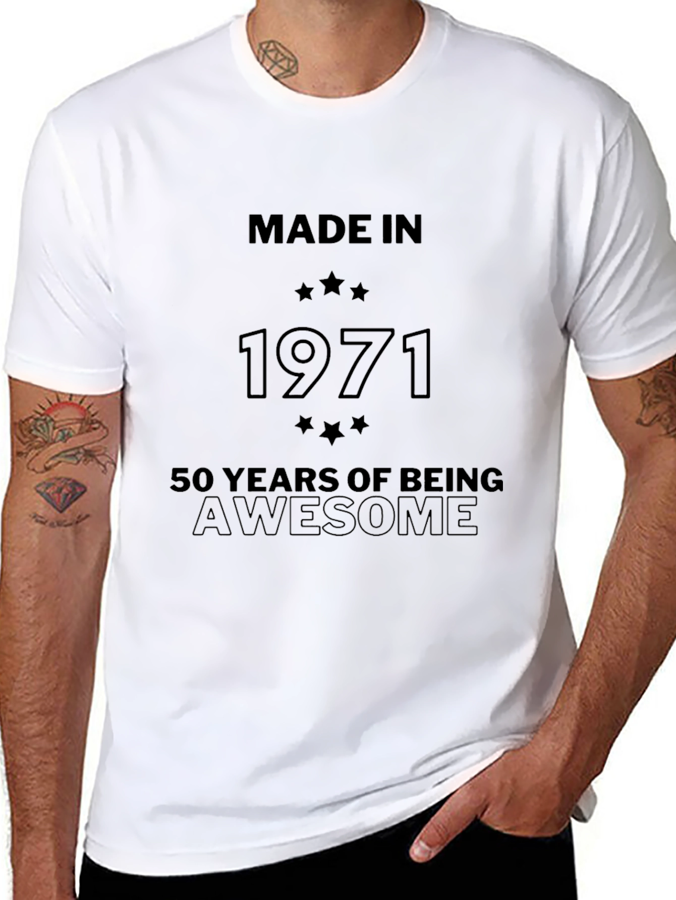 Made in 1971 50th Birthday T-Shirt