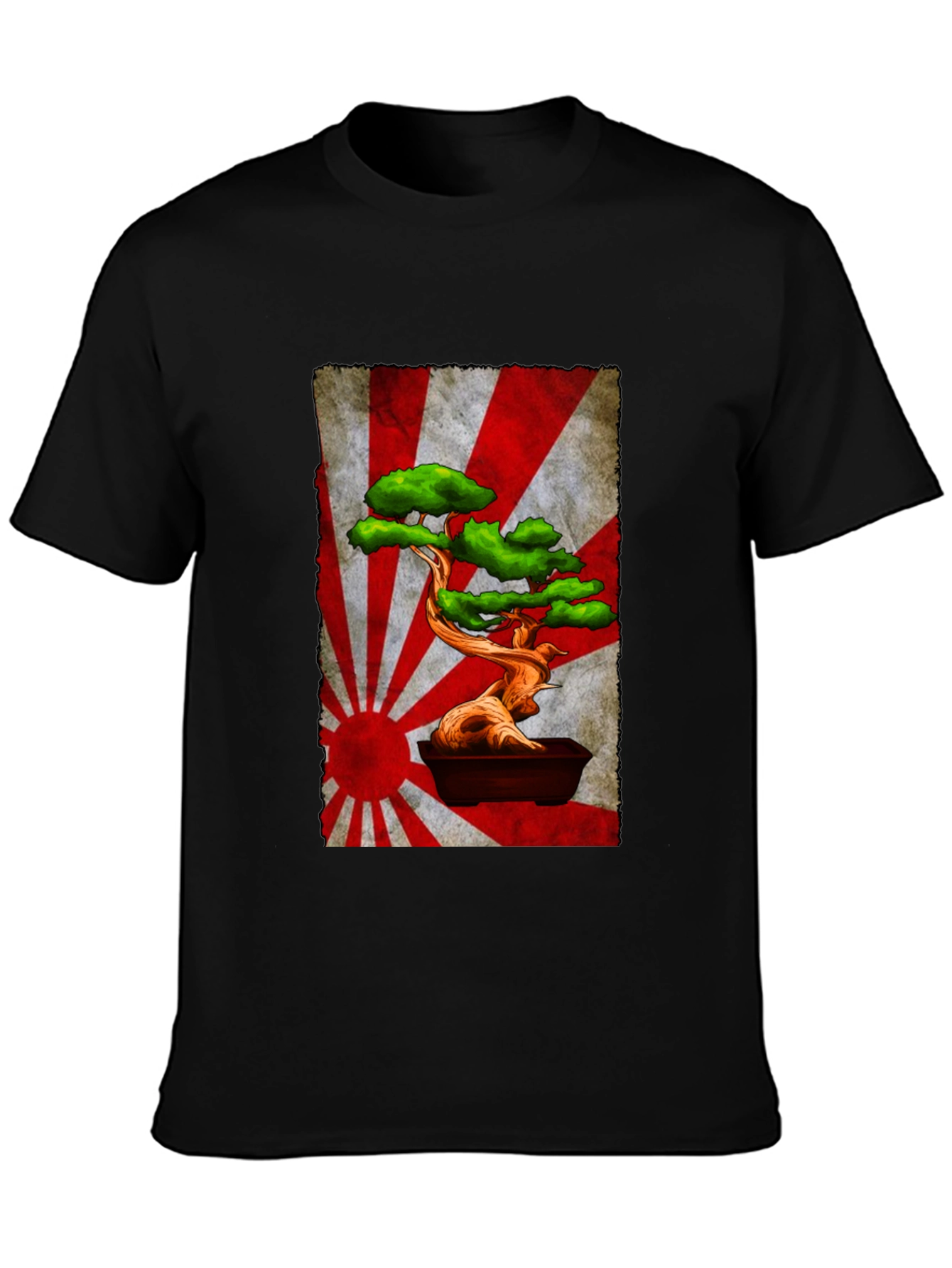 Bonsai Tree Graphic Tee - Japanese Style Art Shirt