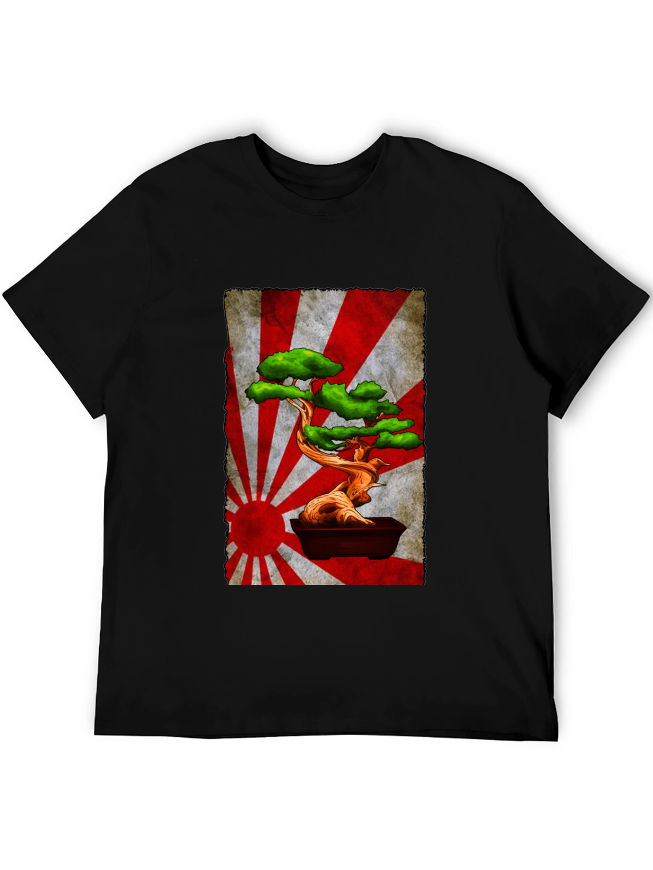 Bonsai Tree Graphic Tee - Japanese Style Art Shirt