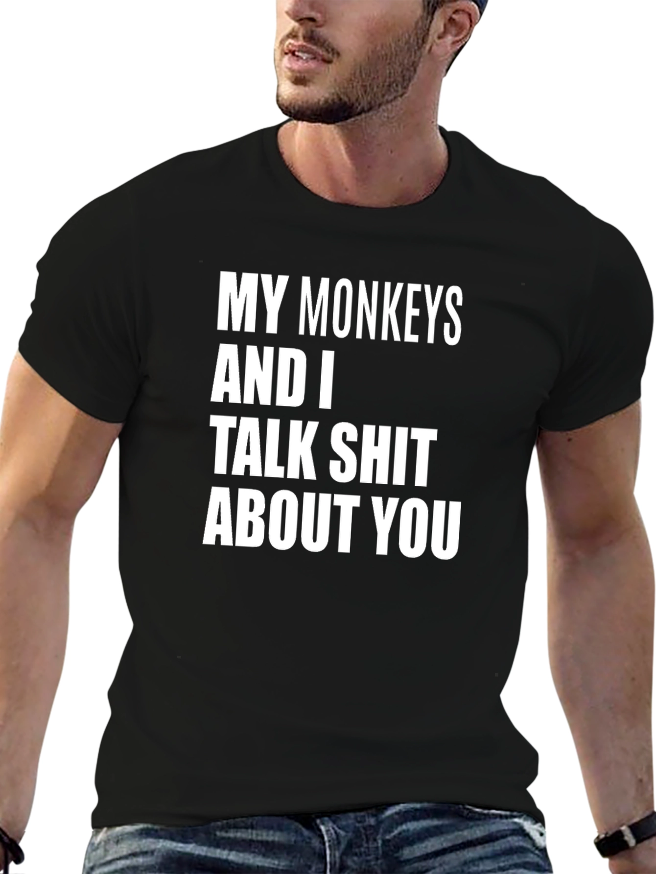 Funny My Monkeys and I Graphic Tee