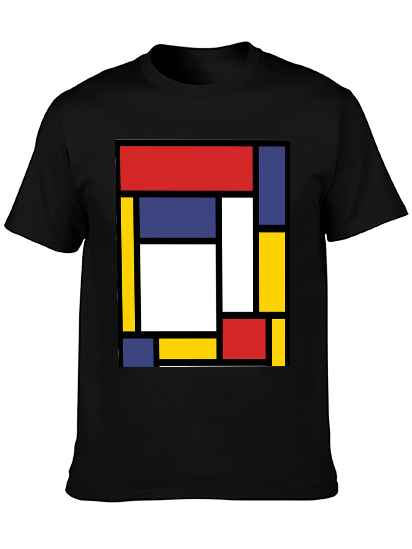 Modern Art Graphic Tee - Mondrian Style