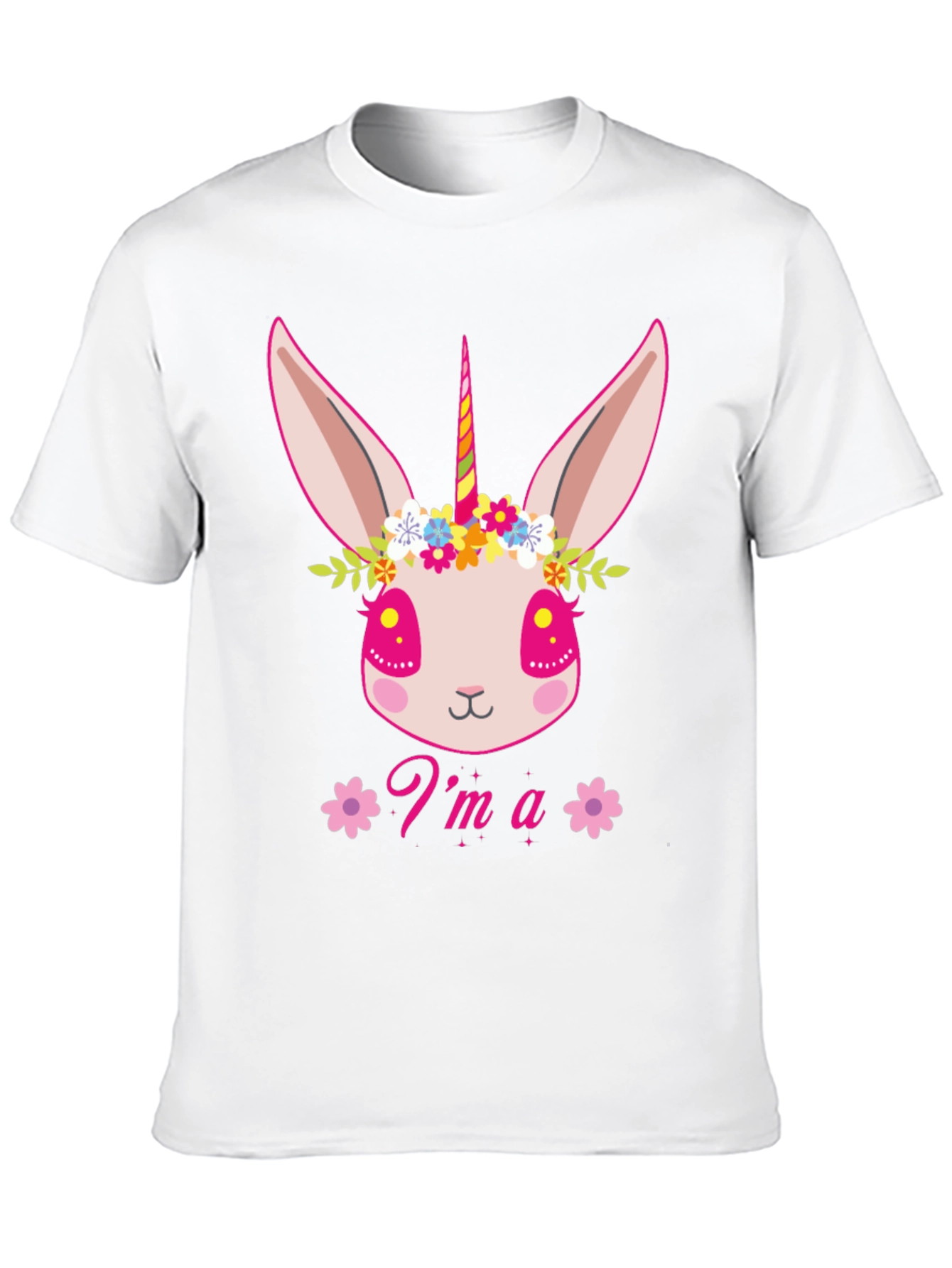 Im a Unibunny Black T-Shirt