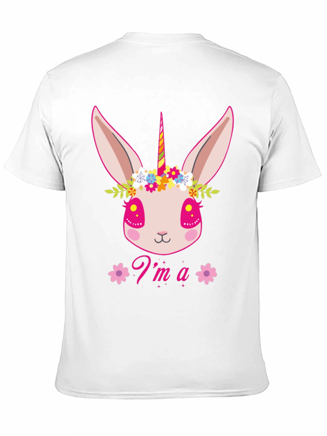 Im a Unibunny Black T-Shirt