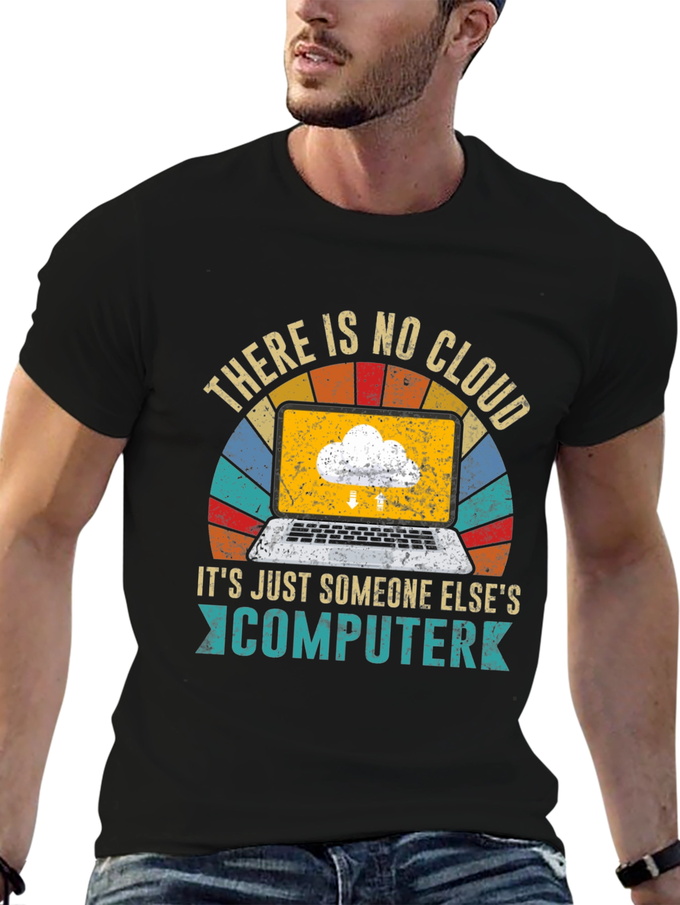 Retro There Is No Cloud T-Shirt