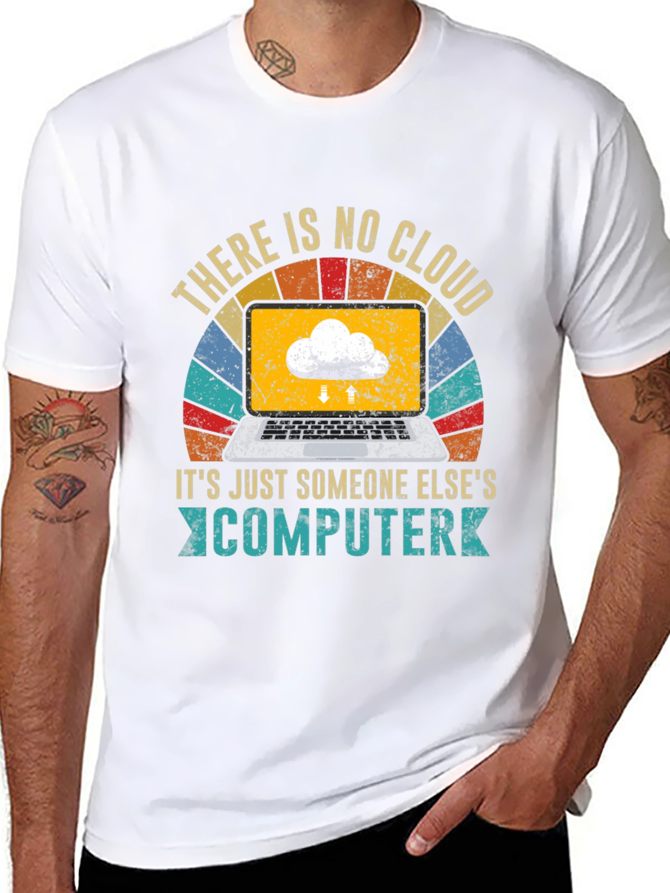 Retro There Is No Cloud T-Shirt