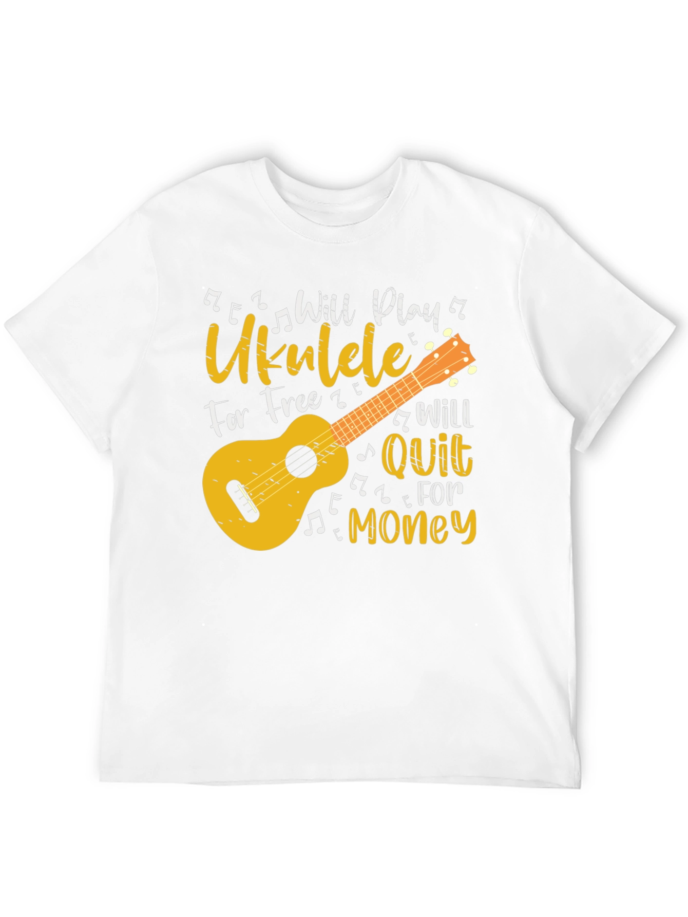 Ukulele Player Graphic T-Shirt - Music Lover Gift