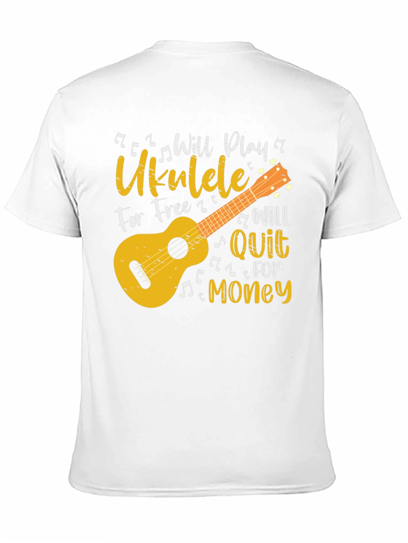 Ukulele Player Graphic T-Shirt - Music Lover Gift
