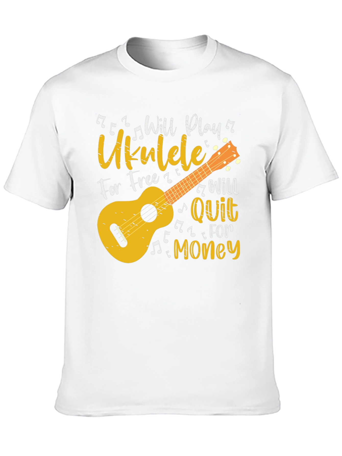 Ukulele Player Graphic T-Shirt - Music Lover Gift