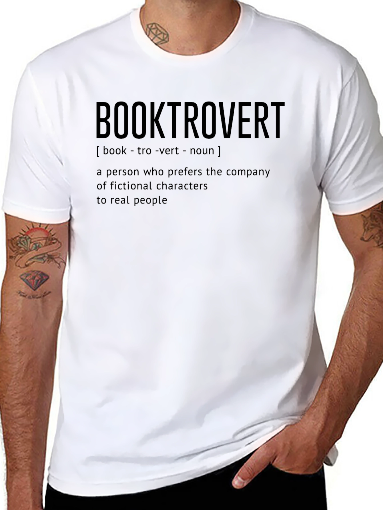 Booktrovert Definition T-Shirt