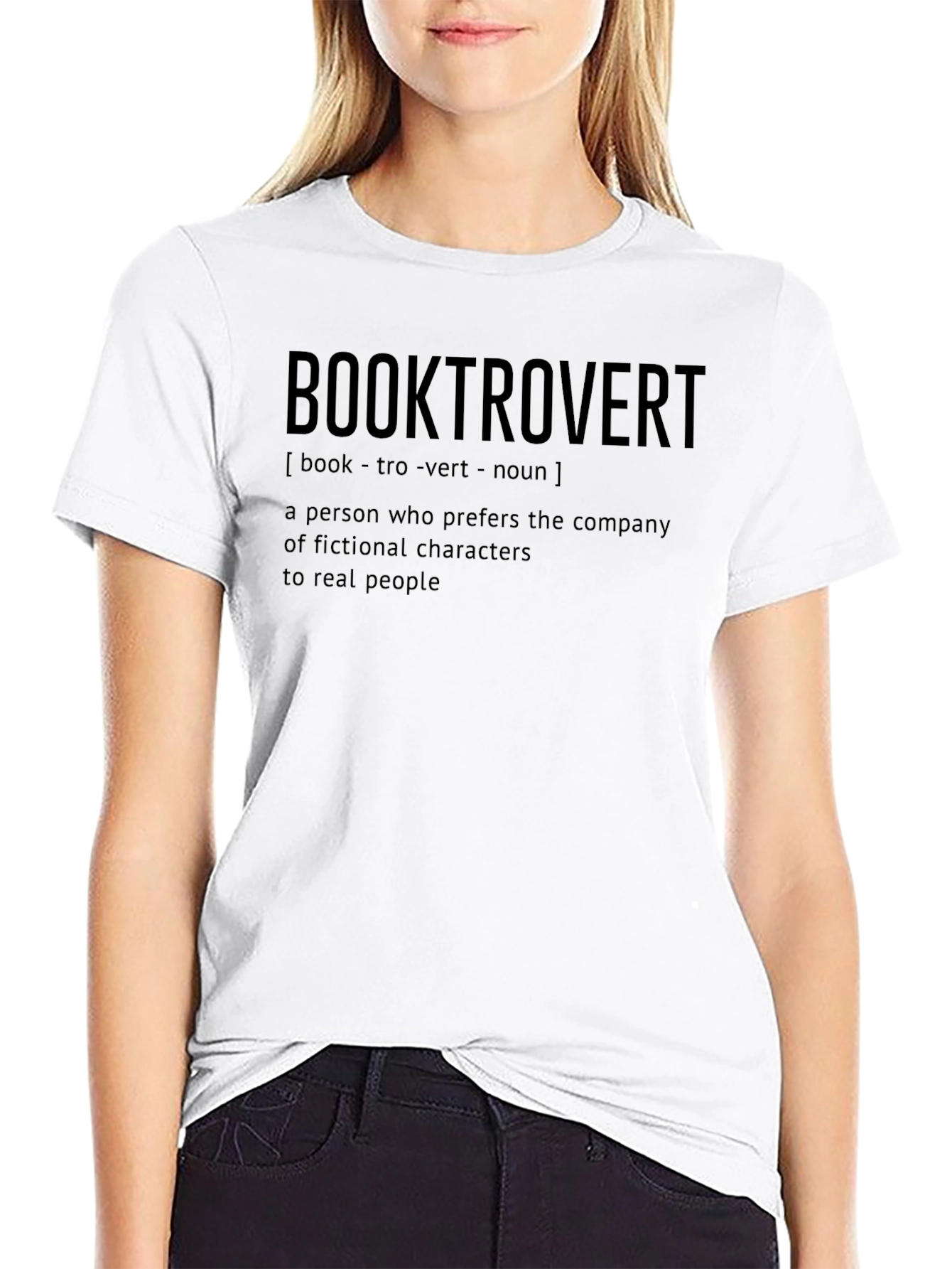 Booktrovert Definition T-Shirt