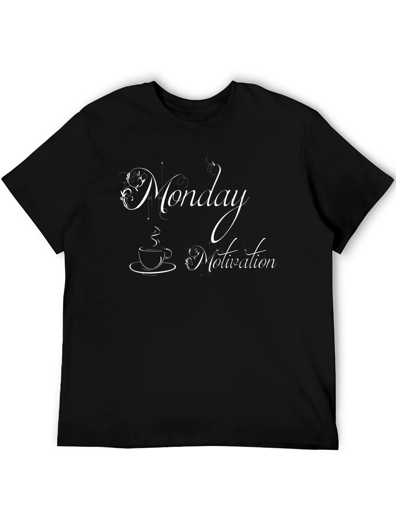 Monday Motivation Black T-Shirt