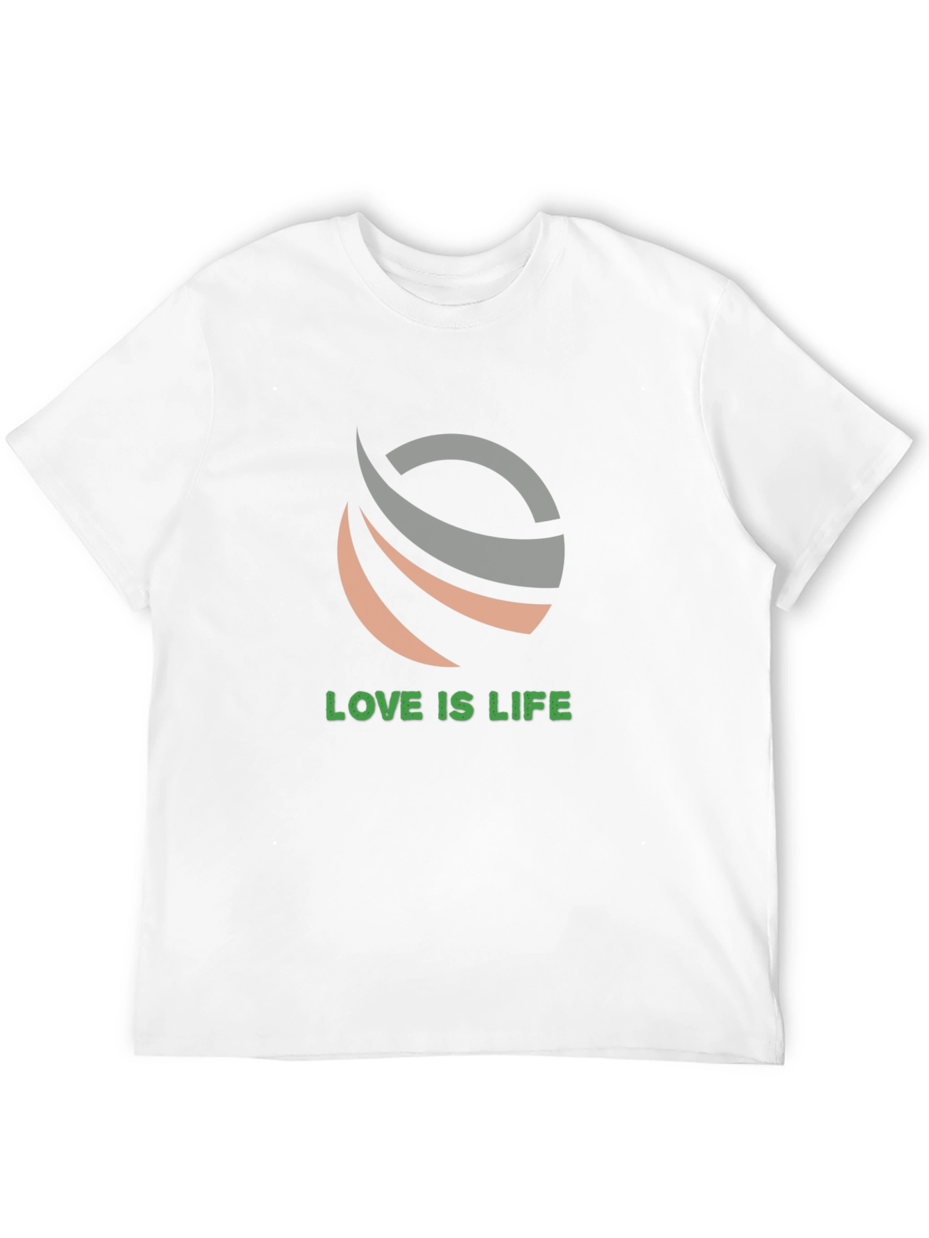 Love is Life T-Shirt - Black Crew Neck Tee
