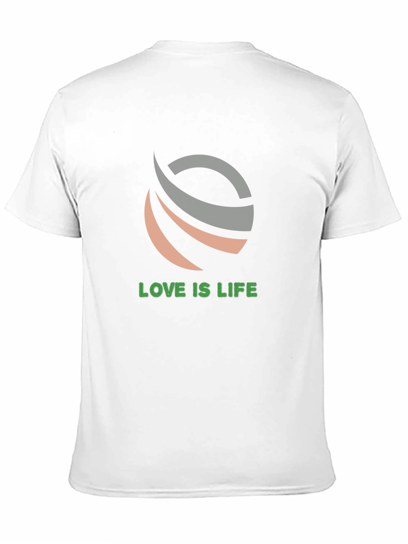Love is Life T-Shirt - Black Crew Neck Tee
