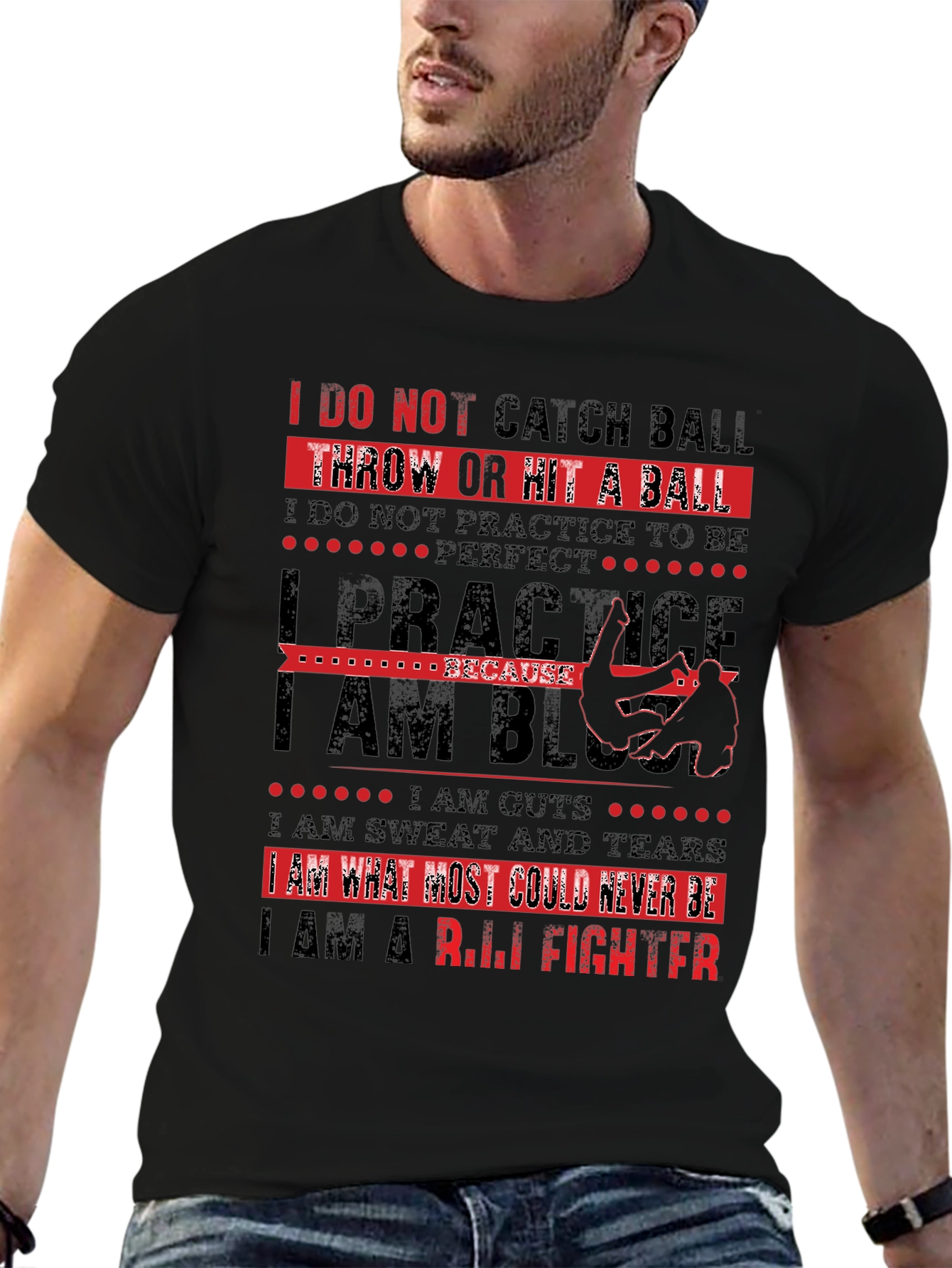 RILI Fighter T-Shirt: Unmatched Dedication & Strength
