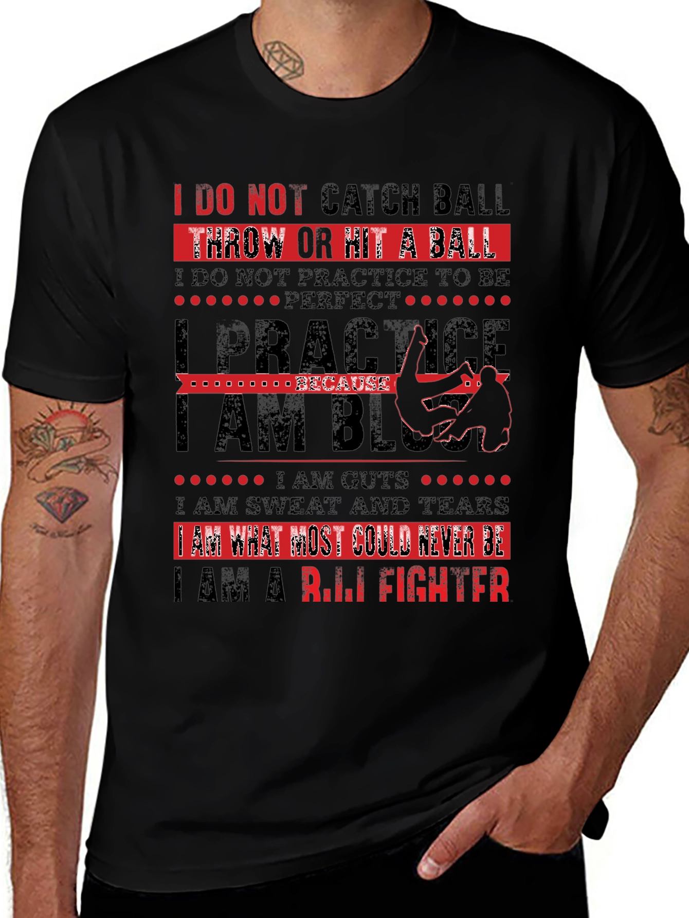 RILI Fighter T-Shirt: Unmatched Dedication & Strength