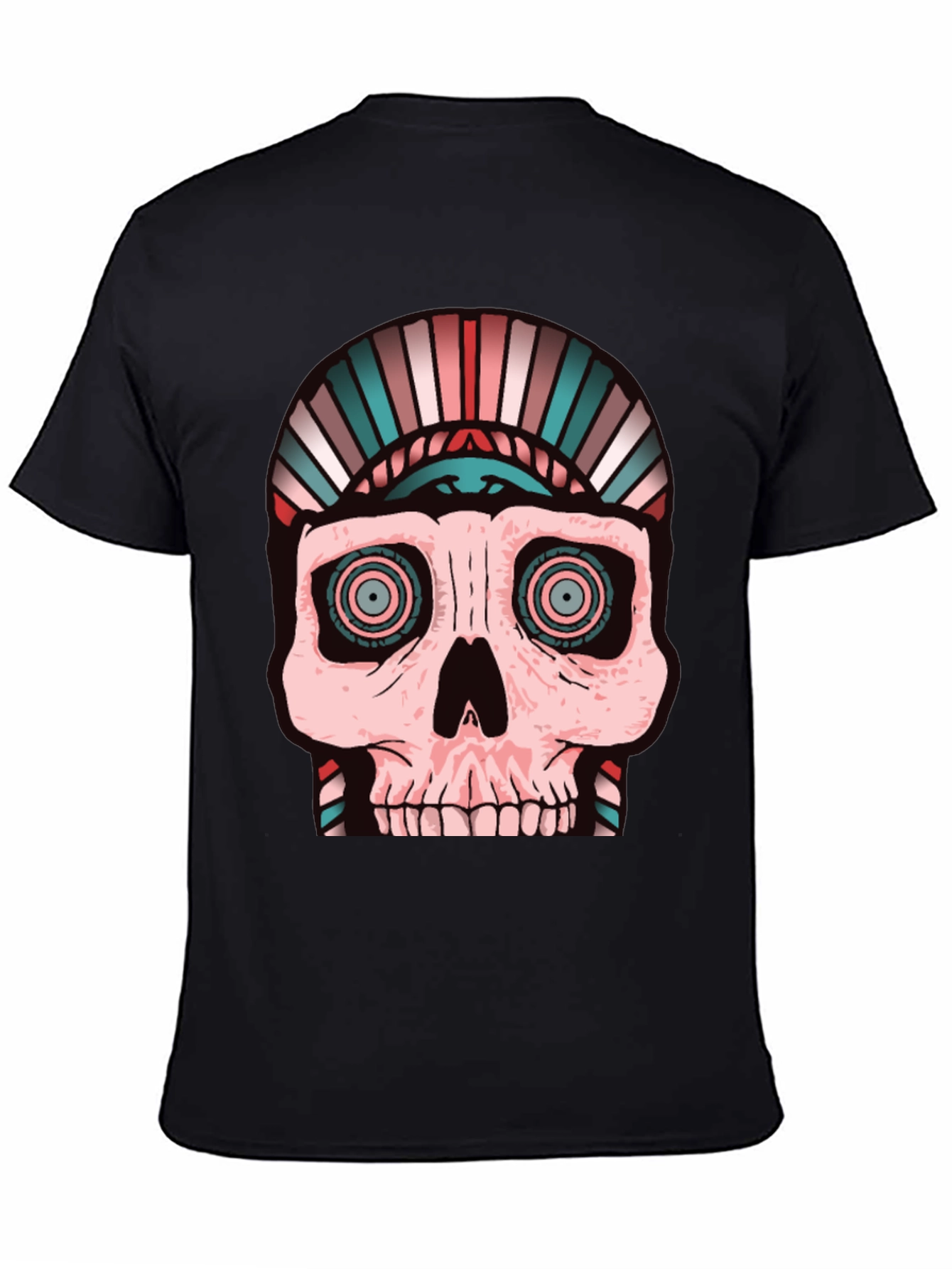 Skull Graphic Tee - Black