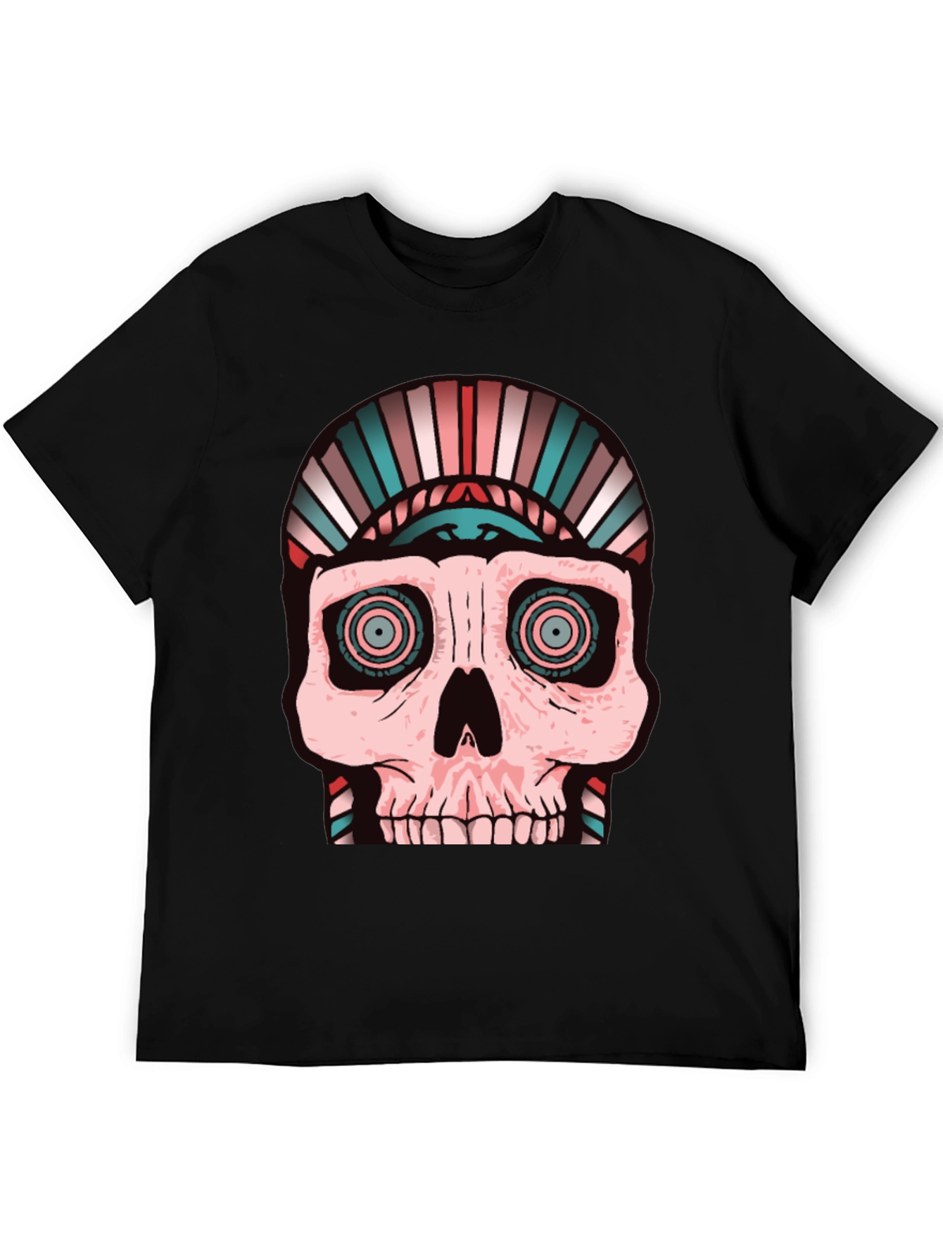 Skull Graphic Tee - Black