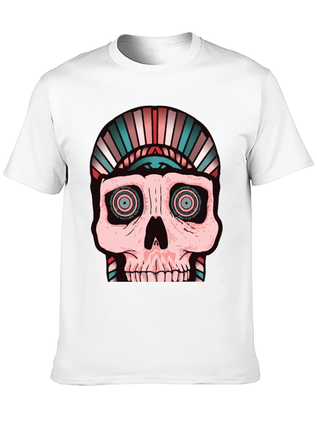 Skull Graphic Tee - Black