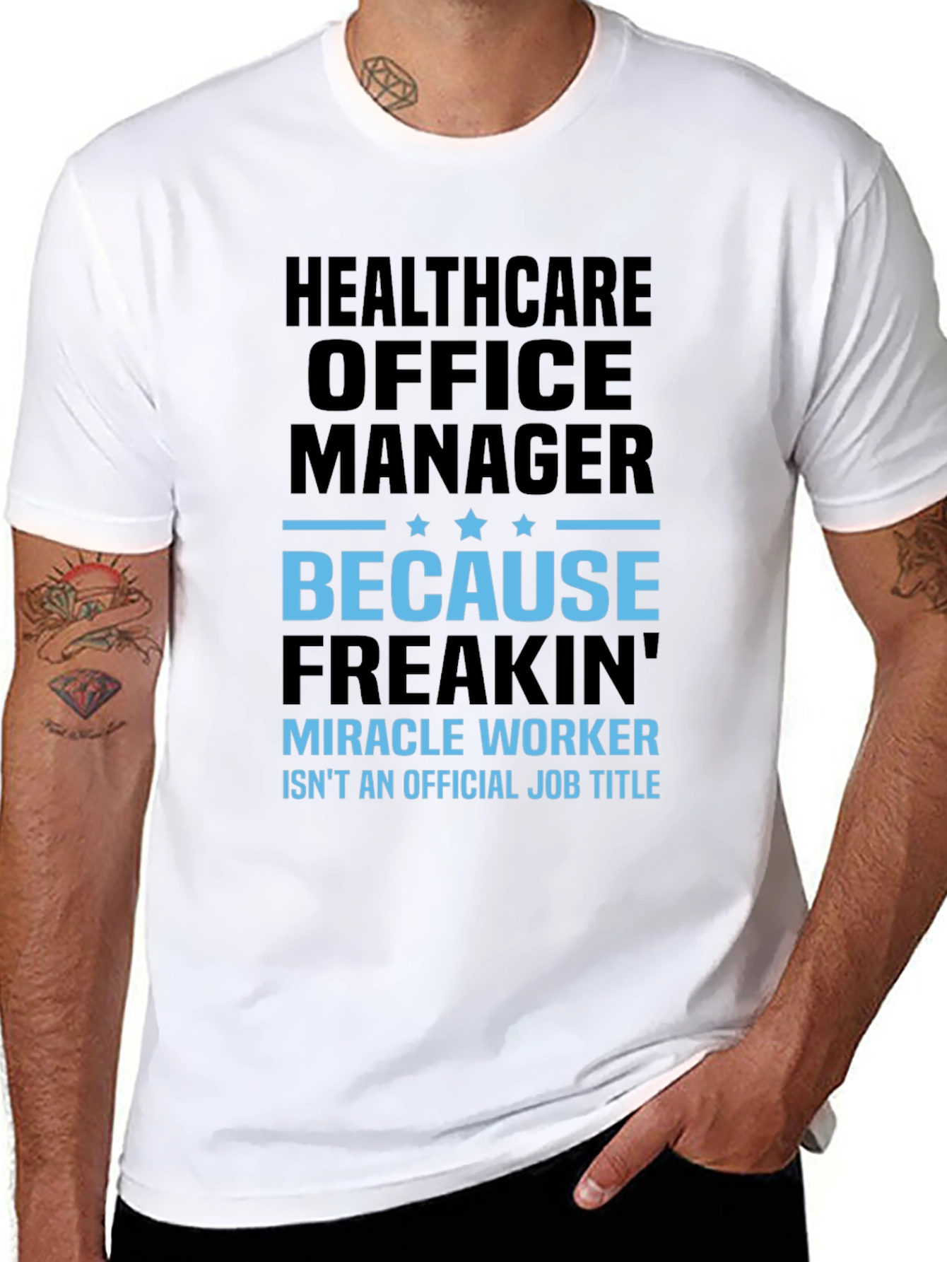 Healthcare Office Manager Funny T-Shirt