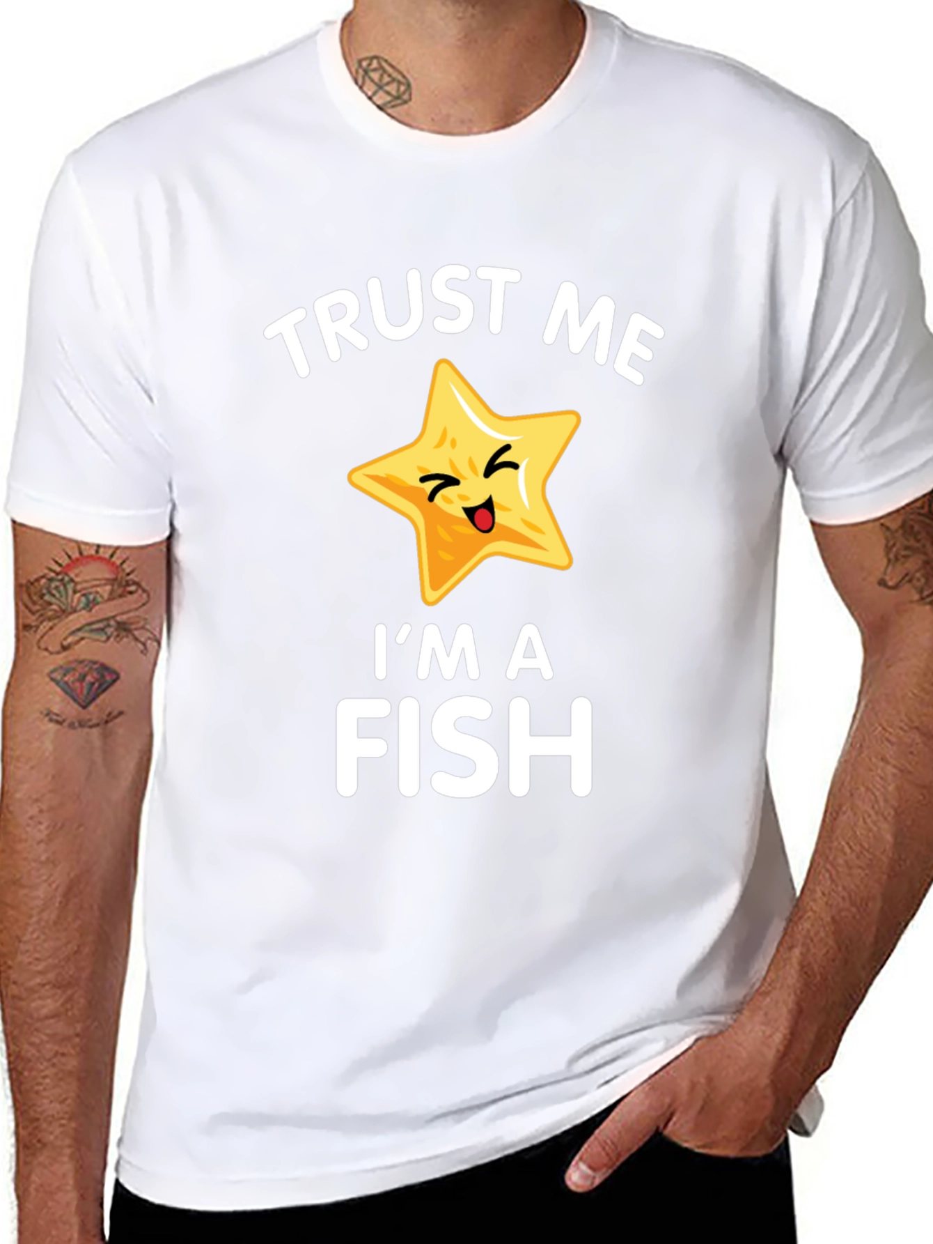 Trust Me Im a Fish Funny Starfish T-Shirt