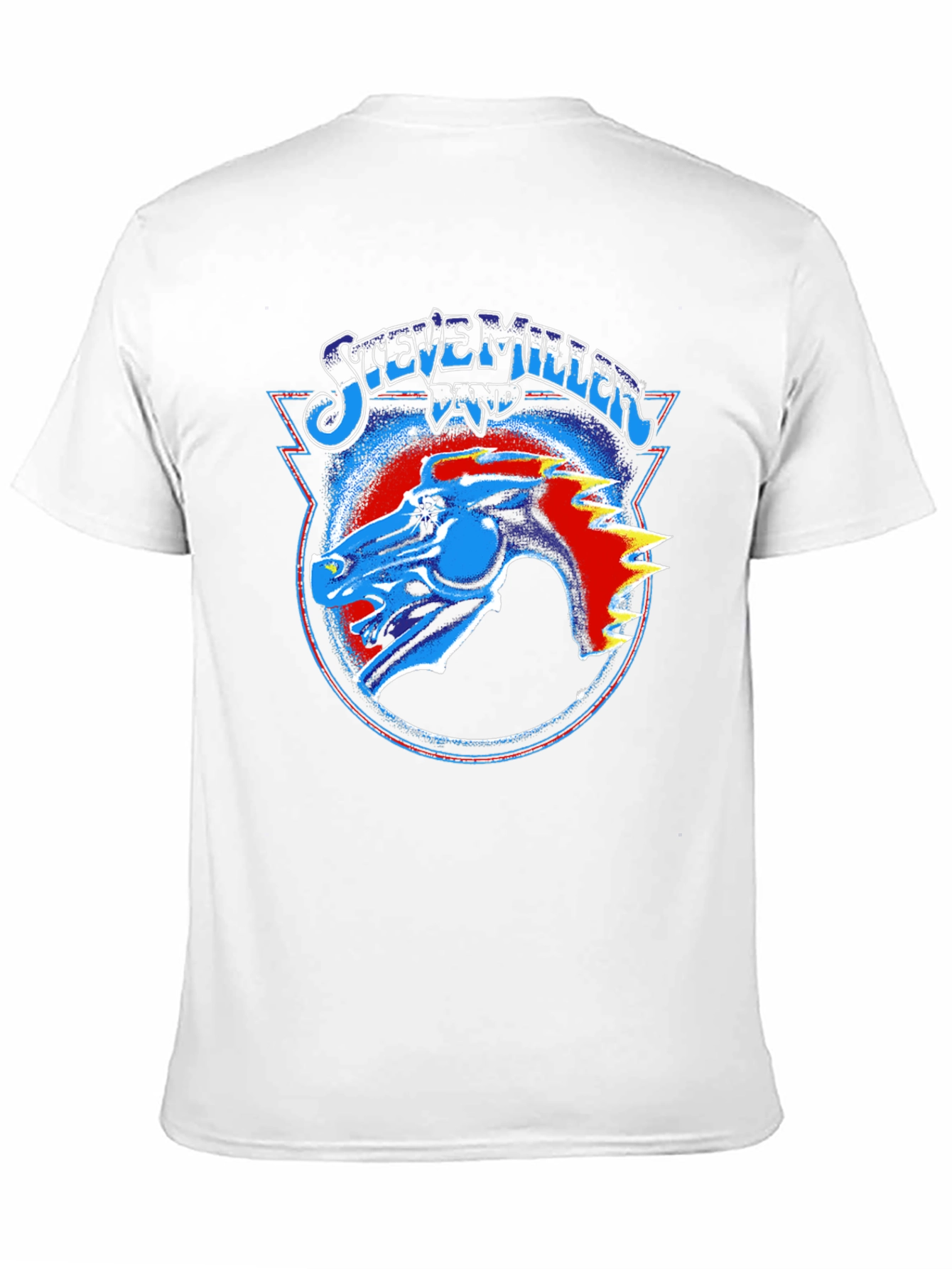 Steve Miller Band Graphic Print Mens T-Shirt