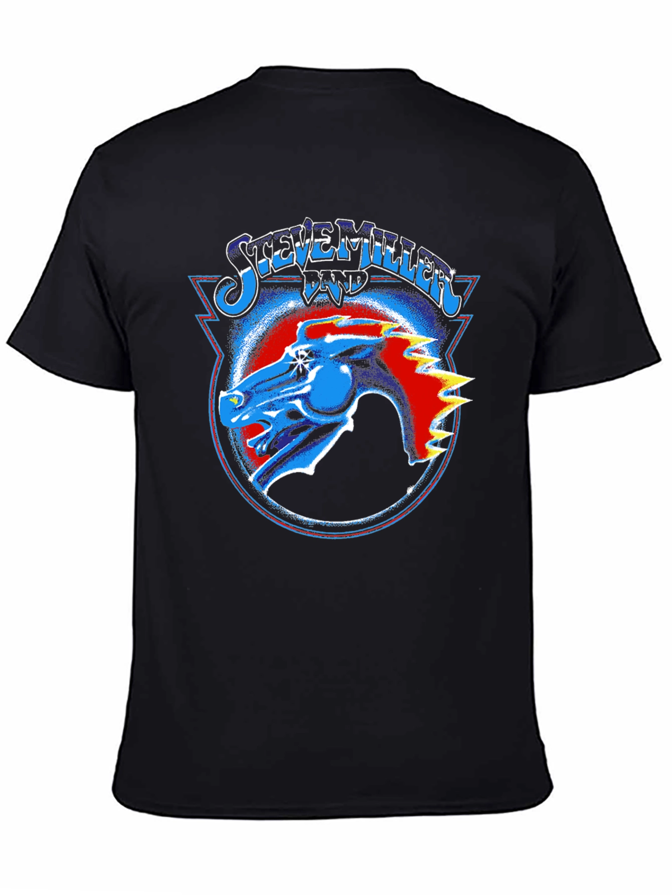 Steve Miller Band Graphic Print Mens T-Shirt