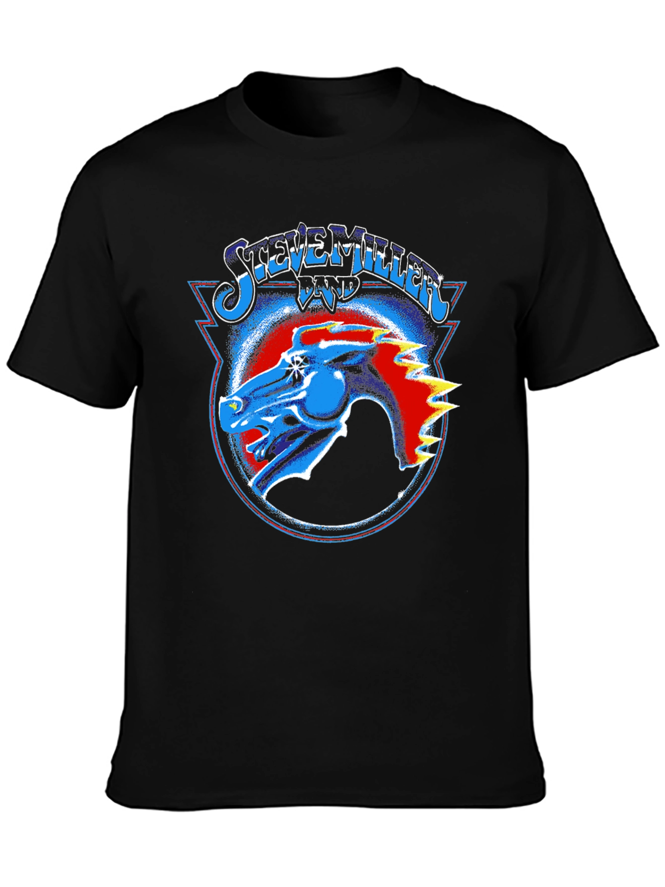 Steve Miller Band Graphic Print Mens T-Shirt