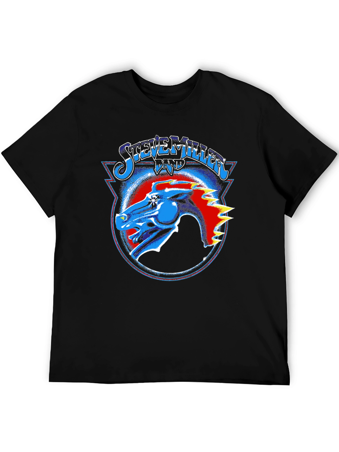 Steve Miller Band Graphic Print Mens T-Shirt