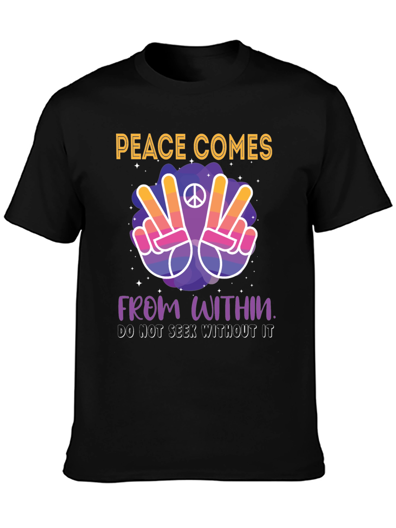 Peace Comes From Within Graphic T-Shirt