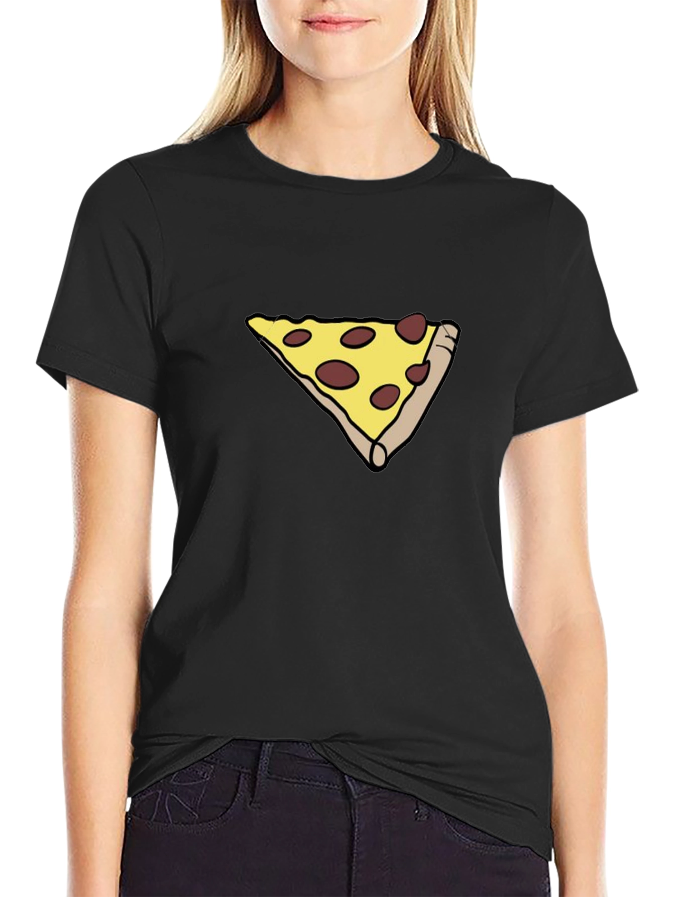 Pizza Slice Graphic Tee - Casual Comfort