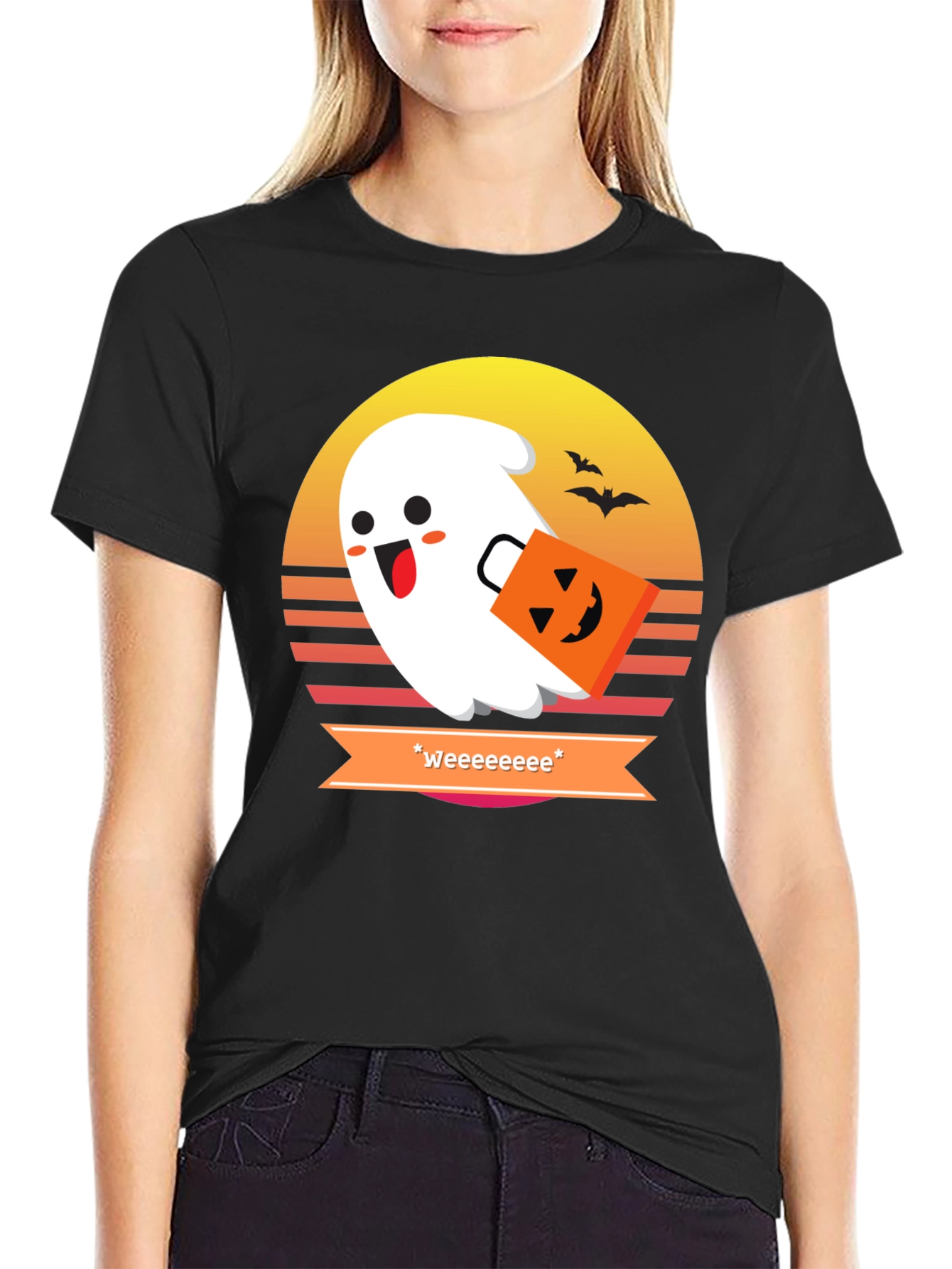 Cute Halloween Ghost T-Shirt