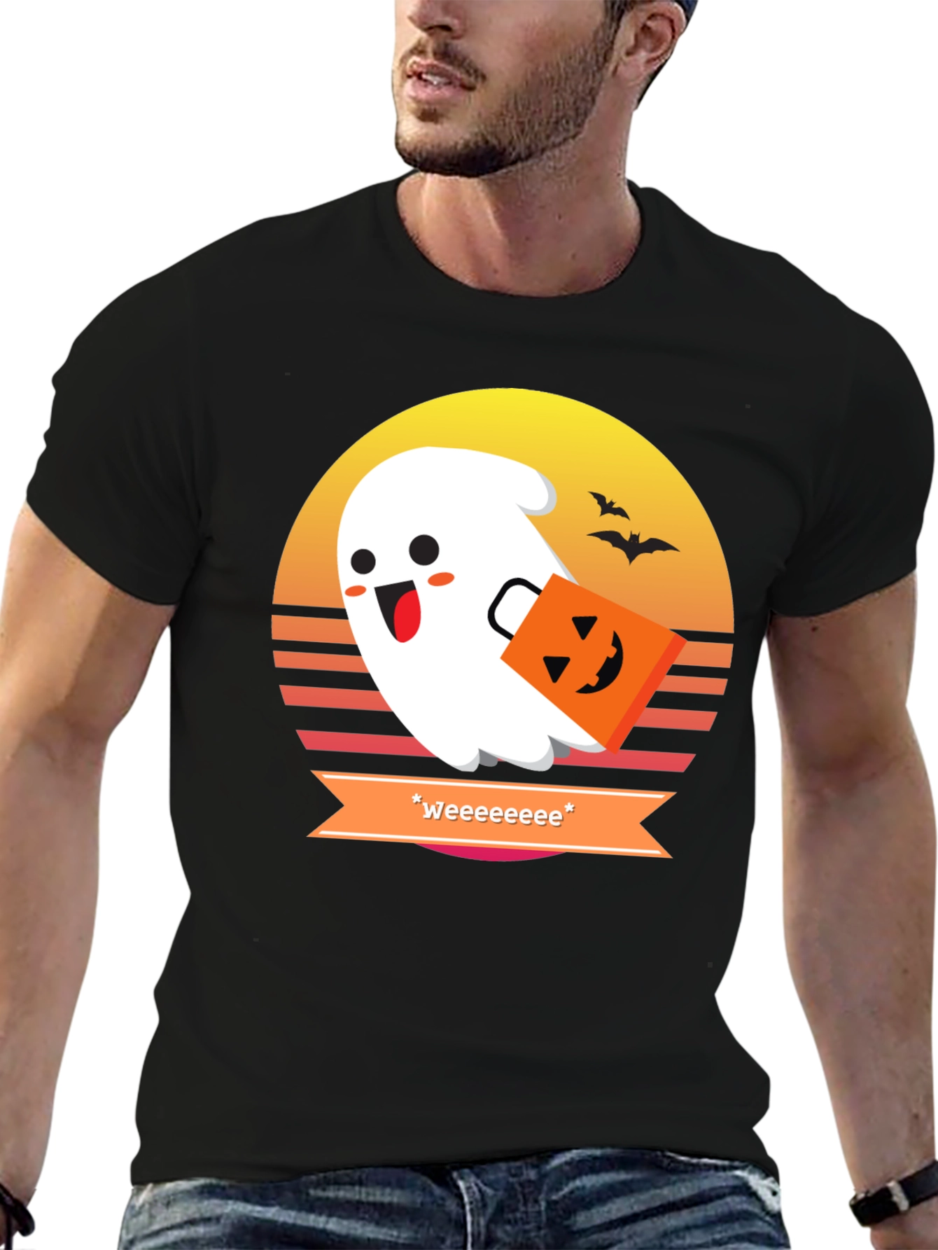 Cute Halloween Ghost T-Shirt