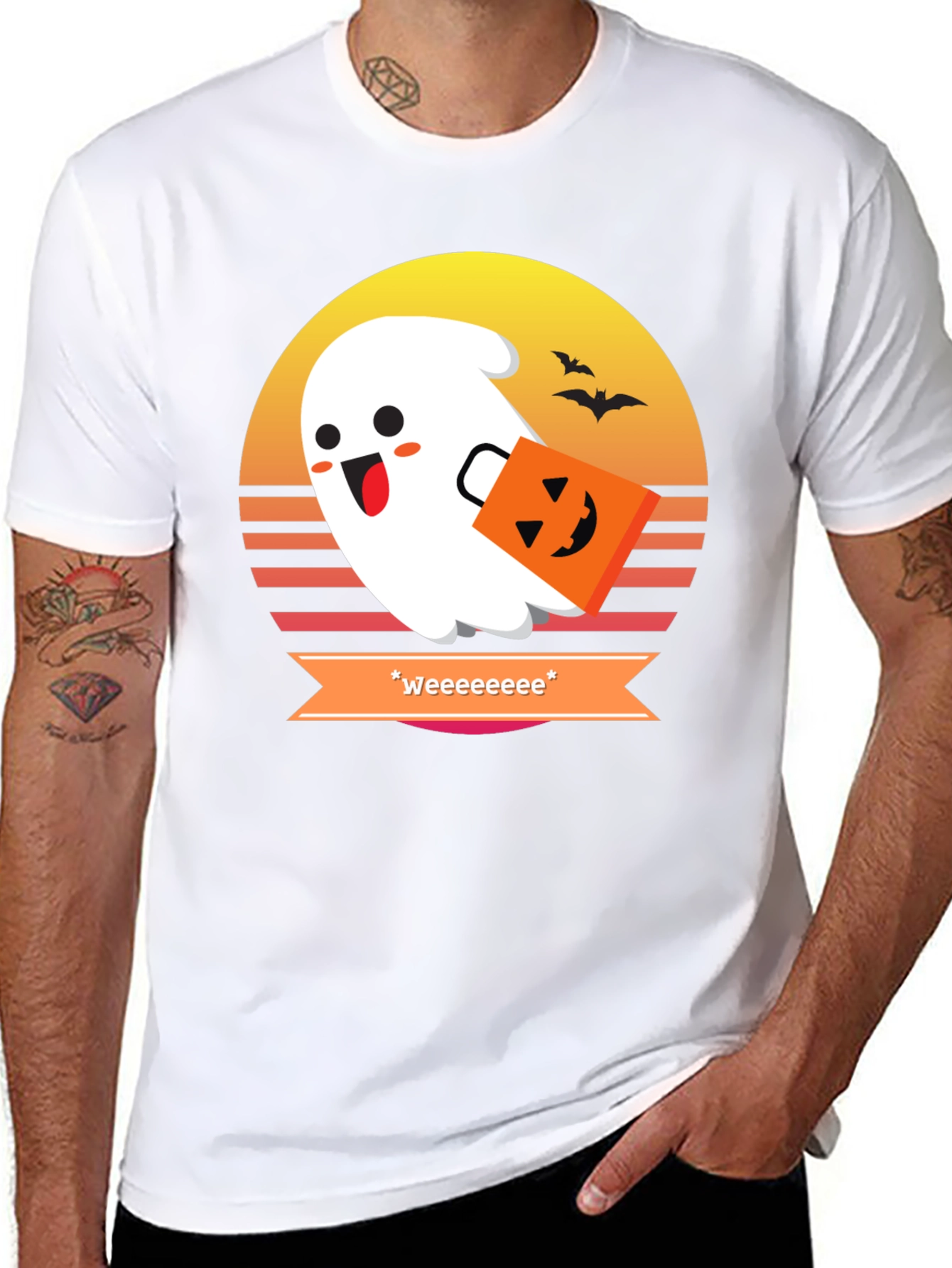 Cute Halloween Ghost T-Shirt