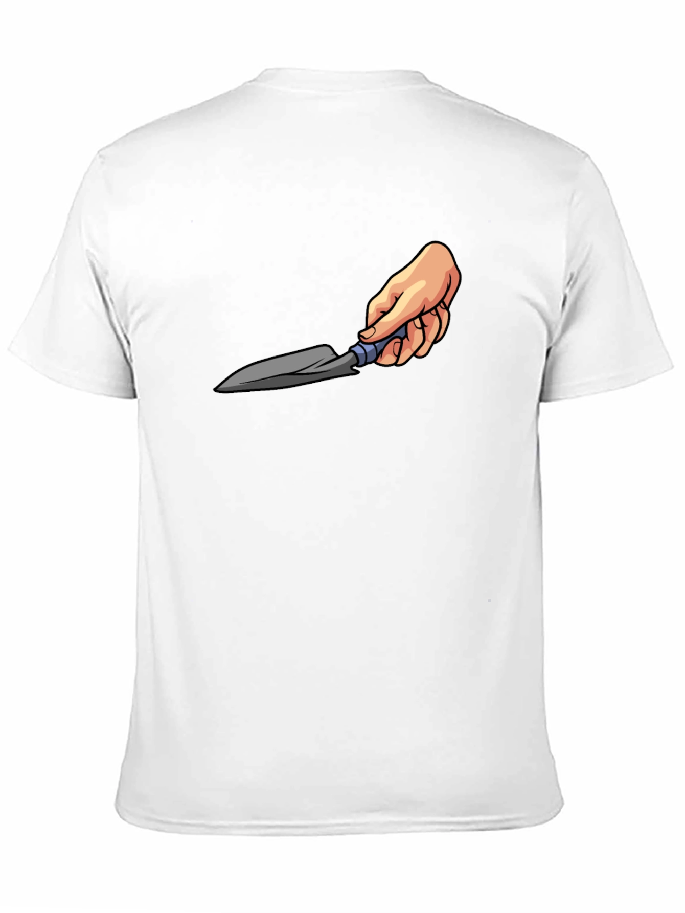 Gardening Trowel Graphic Tee - Black Cotton T-Shirt