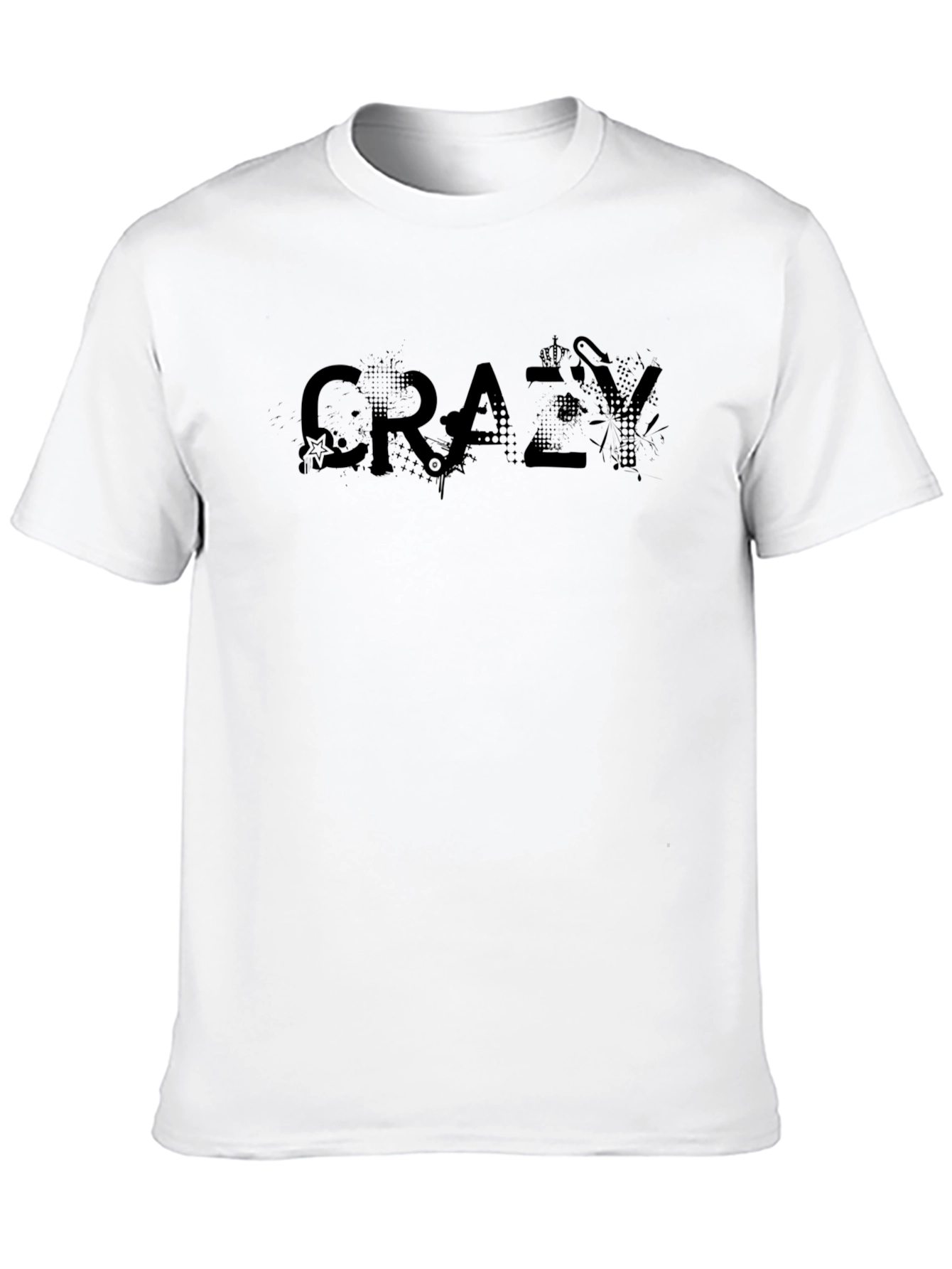 Crazy Design Black T-Shirt