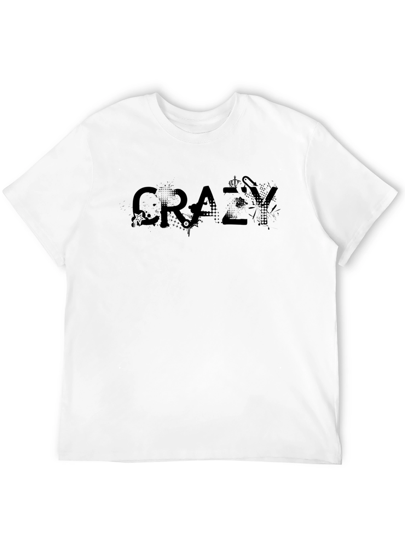 Crazy Design Black T-Shirt