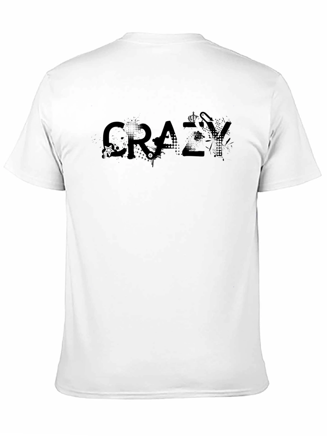 Crazy Design Black T-Shirt