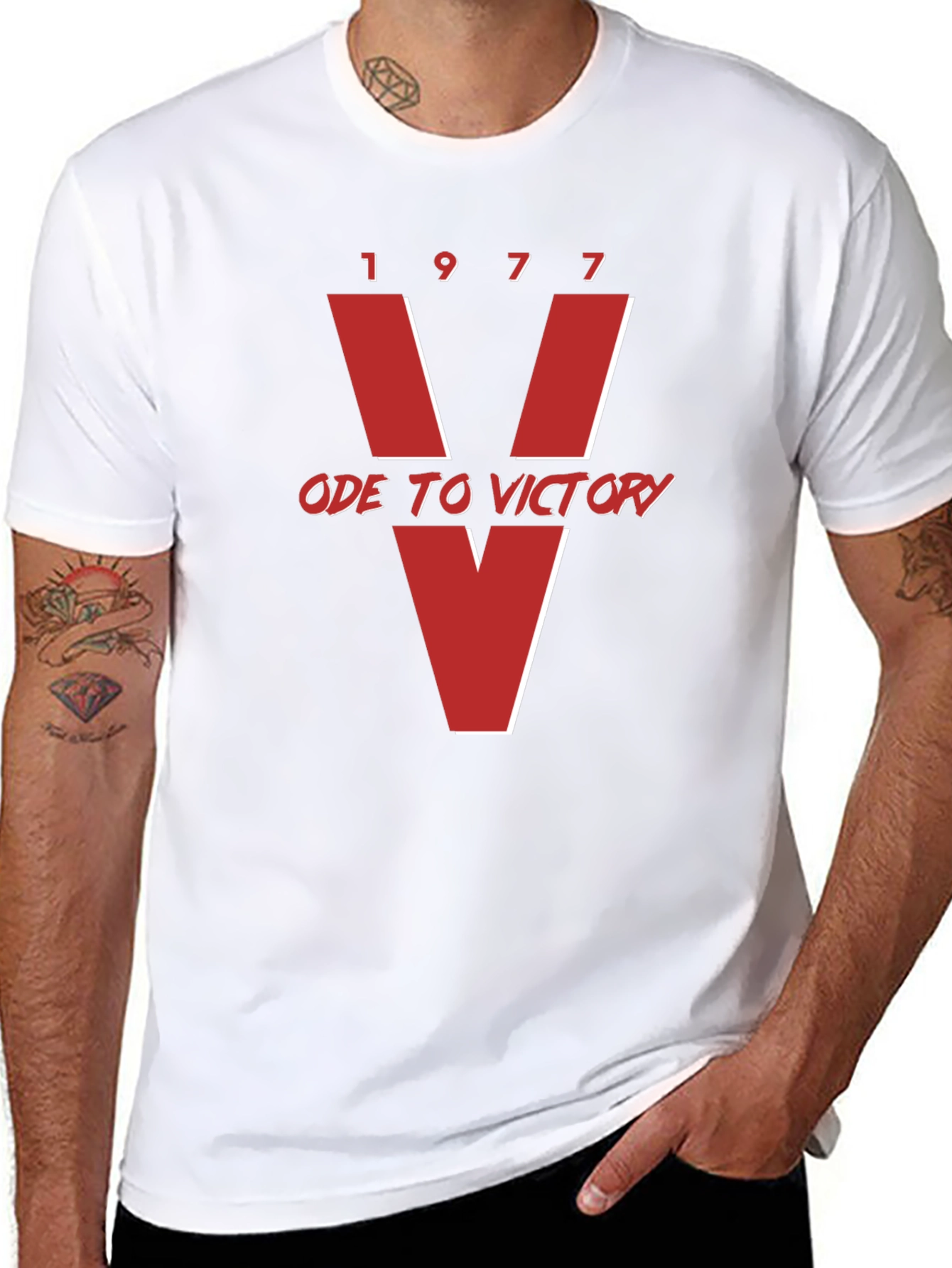 1977 Ode to Victory T-Shirt - Retro Style