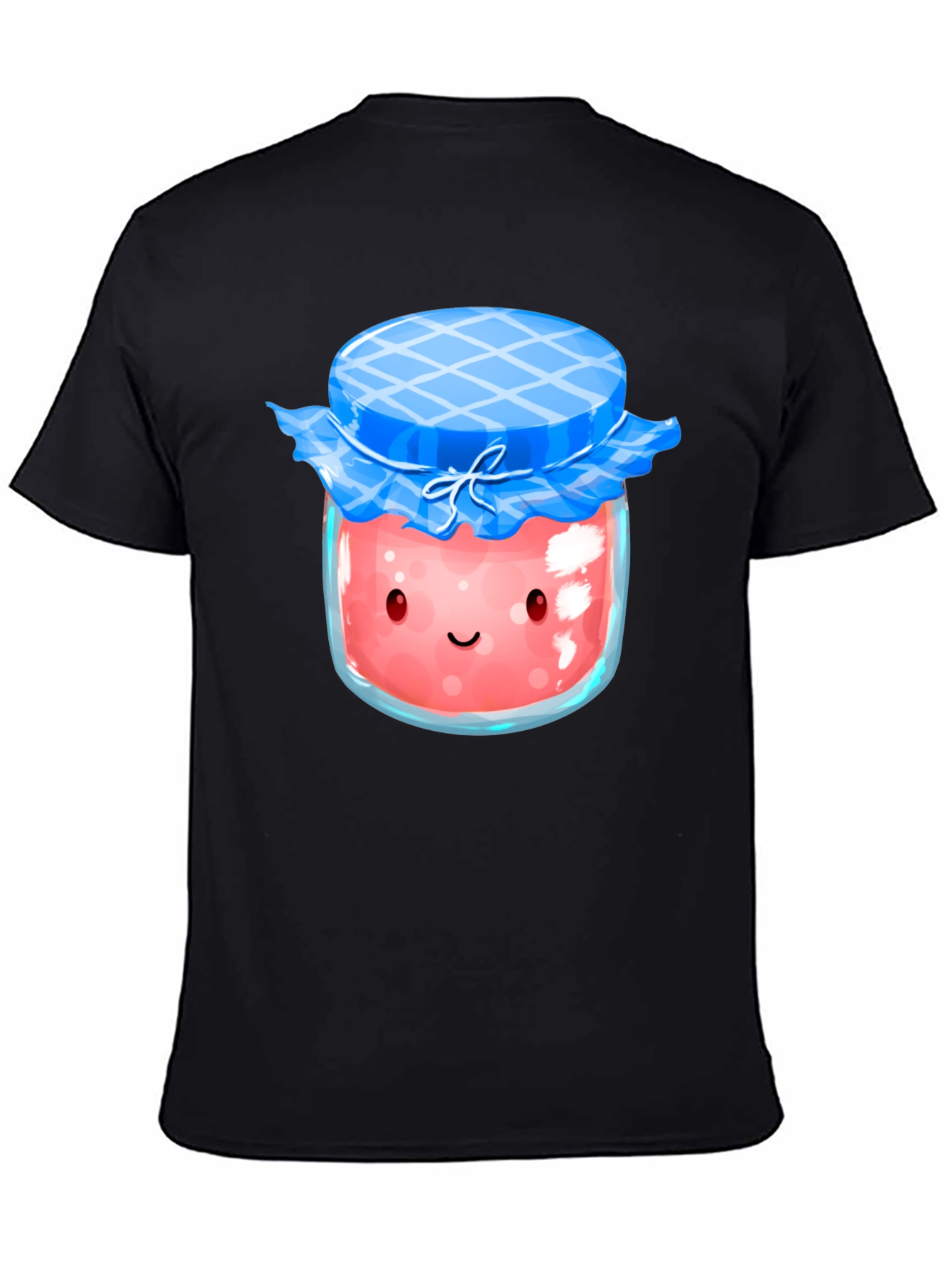 Cute Kawaii Strawberry Jam Jar Graphic T-Shirt