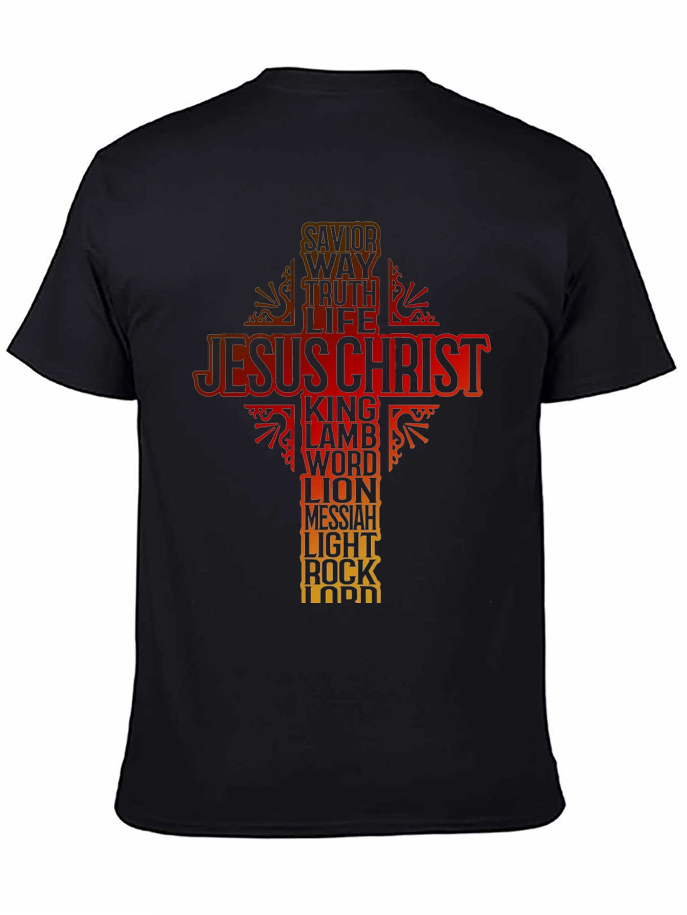 Jesus Christ Cross T-Shirt Christian Religious Tee