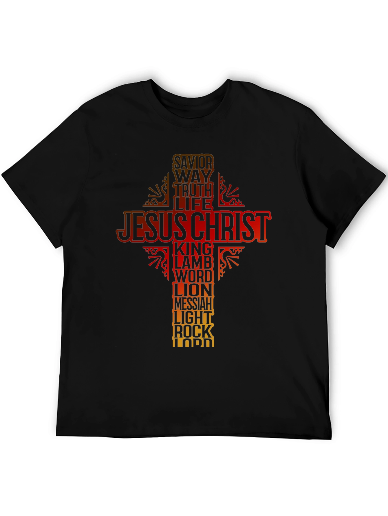Jesus Christ Cross T-Shirt Christian Religious Tee